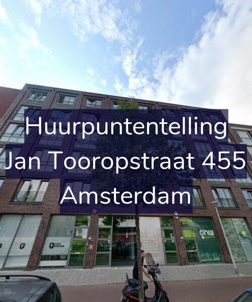Foto gevel Huurpuntentelling voor Jan Tooropstraat 455, Amsterdam