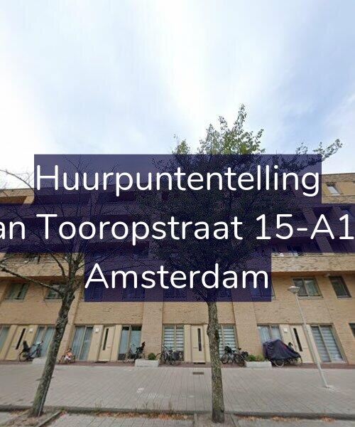 Foto gevel Huurpuntentelling voor Jan Tooropstraat 15-A12, Amsterdam