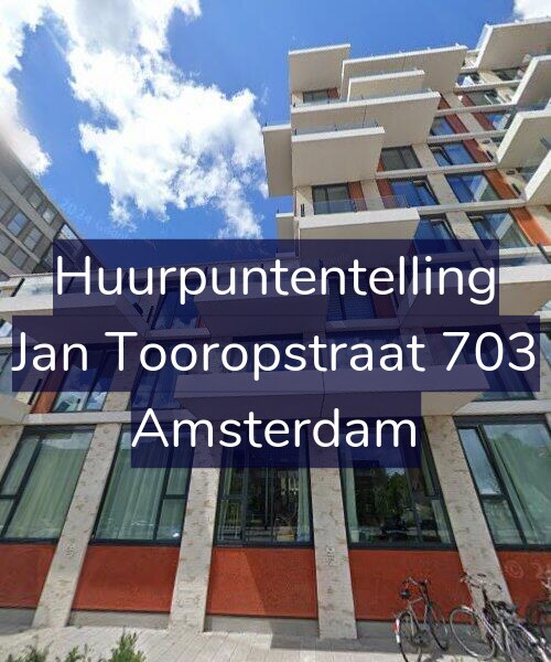 Foto gevel Huurpuntentelling voor Jan Tooropstraat 703, Amsterdam