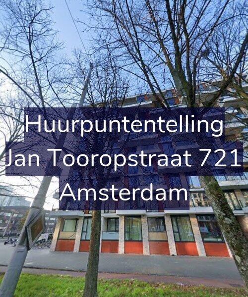 Foto gevel Huurpuntentelling voor Jan Tooropstraat 721, Amsterdam