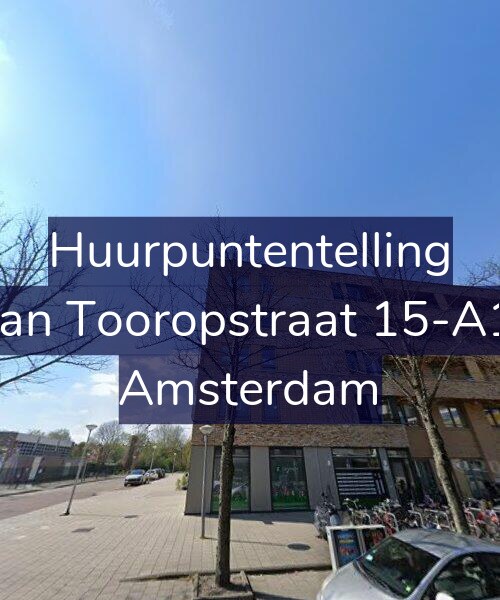 Foto gevel Huurpuntentelling voor Jan Tooropstraat 15-A1, Amsterdam