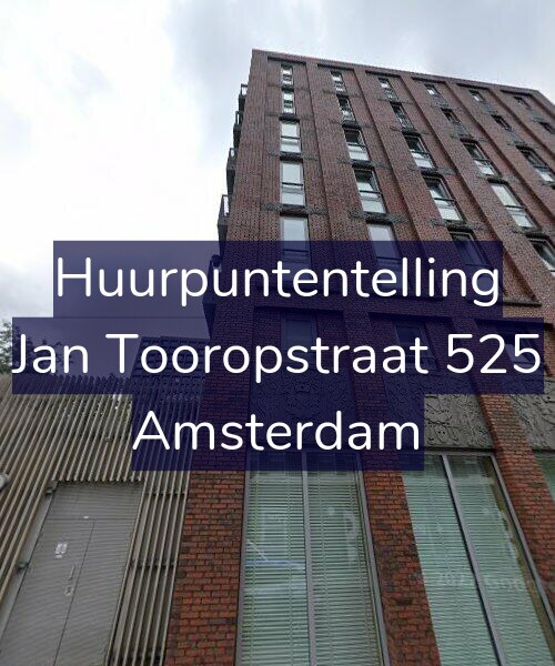 Foto gevel Huurpuntentelling voor Jan Tooropstraat 525, Amsterdam