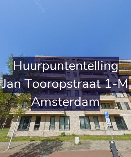 Foto gevel Huurpuntentelling voor Jan Tooropstraat 1-M, Amsterdam