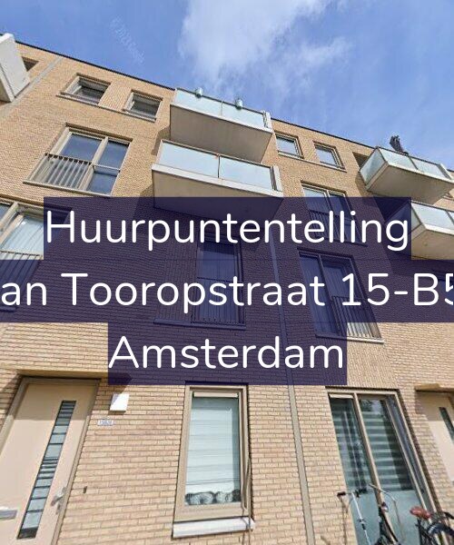 Foto gevel Huurpuntentelling voor Jan Tooropstraat 15-B5, Amsterdam
