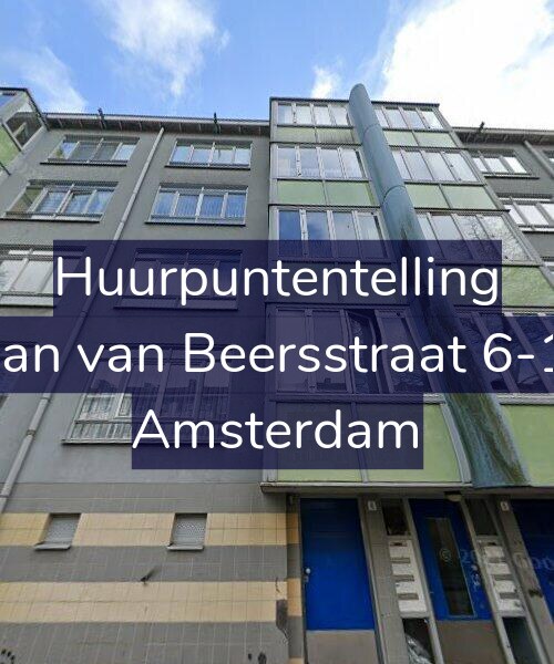 Foto gevel Huurpuntentelling voor Jan van Beersstraat 6-1, Amsterdam