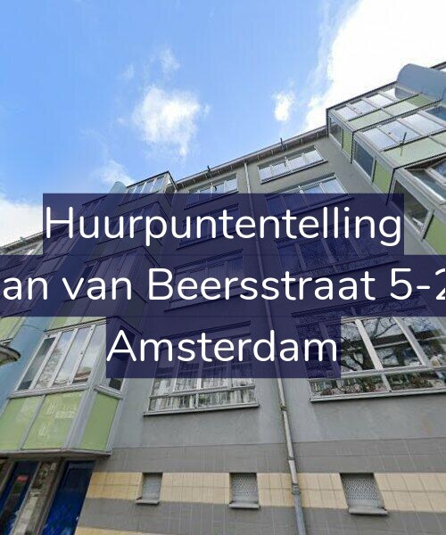 Foto gevel Huurpuntentelling voor Jan van Beersstraat 5-2, Amsterdam