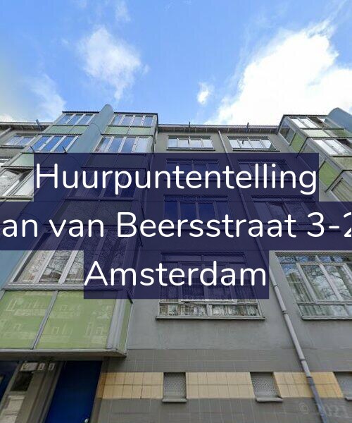 Foto gevel Huurpuntentelling voor Jan van Beersstraat 3-2, Amsterdam