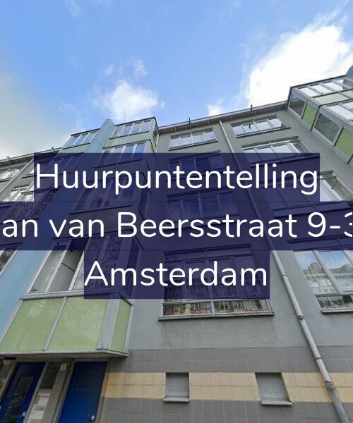 Foto gevel Huurpuntentelling voor Jan van Beersstraat 9-3, Amsterdam