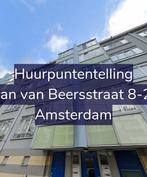 Foto gevel Huurpuntentelling voor Jan van Beersstraat 8-2, Amsterdam
