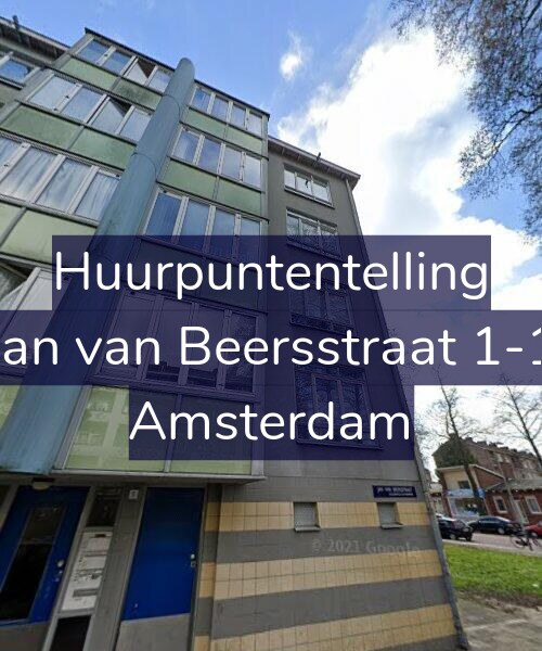 Foto gevel Huurpuntentelling voor Jan van Beersstraat 1-1, Amsterdam