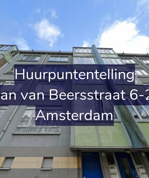 Foto gevel Huurpuntentelling voor Jan van Beersstraat 6-2, Amsterdam