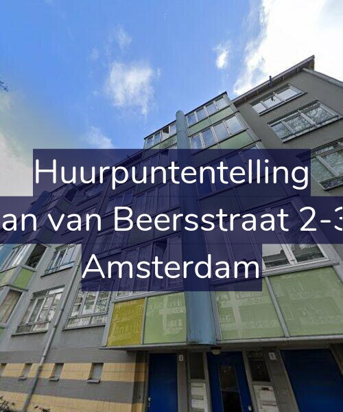 Foto gevel Huurpuntentelling voor Jan van Beersstraat 2-3, Amsterdam