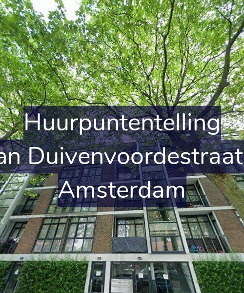 Foto gevel Huurpuntentelling voor Jan van Duivenvoordestraat 12-3, Amsterdam