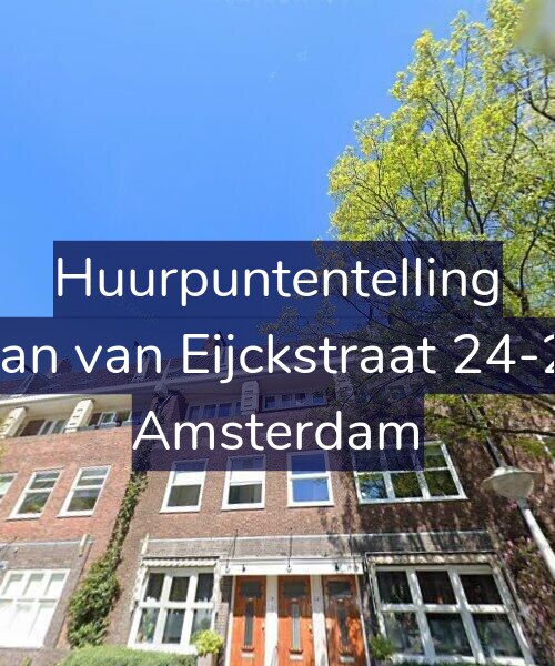 Foto gevel Huurpuntentelling voor Jan van Eijckstraat 24-2, Amsterdam