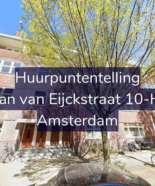 Foto gevel Huurpuntentelling voor Jan van Eijckstraat 10-H, Amsterdam