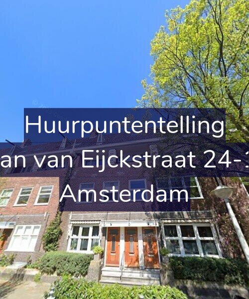 Foto gevel Huurpuntentelling voor Jan van Eijckstraat 24-1, Amsterdam