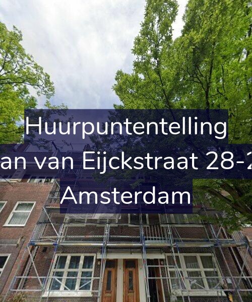Foto gevel Huurpuntentelling voor Jan van Eijckstraat 28-2, Amsterdam