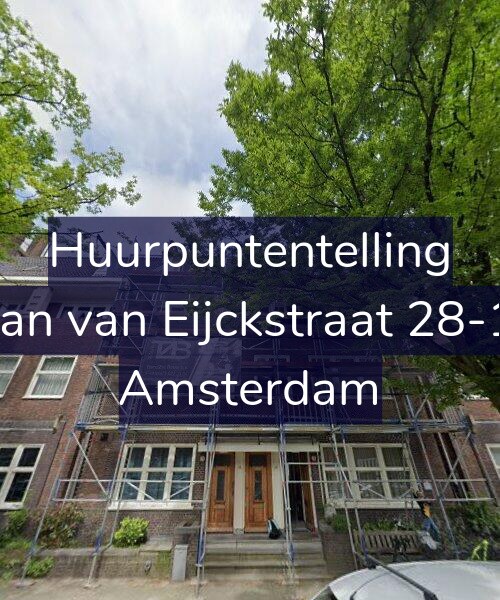 Foto gevel Huurpuntentelling voor Jan van Eijckstraat 28-1, Amsterdam