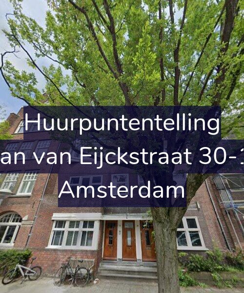 Foto gevel Huurpuntentelling voor Jan van Eijckstraat 30-1, Amsterdam