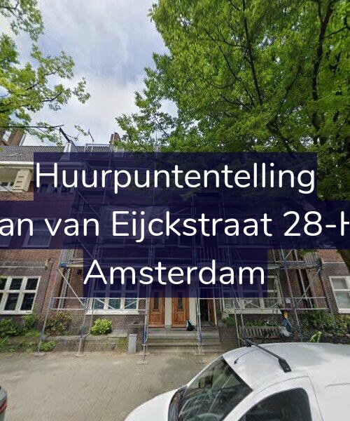 Foto gevel Huurpuntentelling voor Jan van Eijckstraat 28-H, Amsterdam