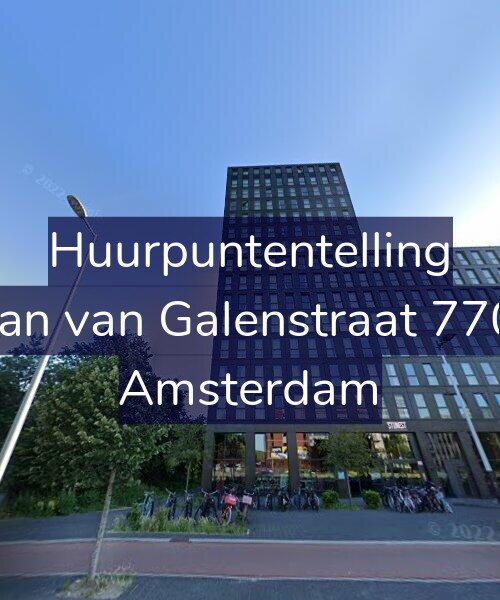 Foto gevel Huurpuntentelling voor Jan van Galenstraat 770, Amsterdam