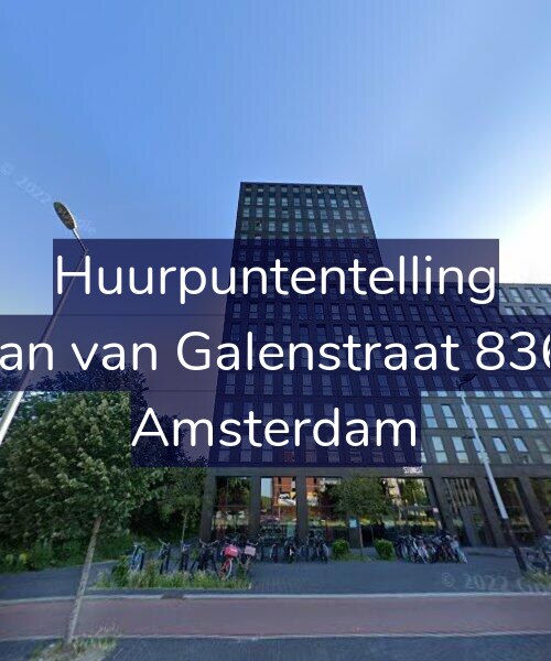 Foto gevel Huurpuntentelling voor Jan van Galenstraat 836, Amsterdam