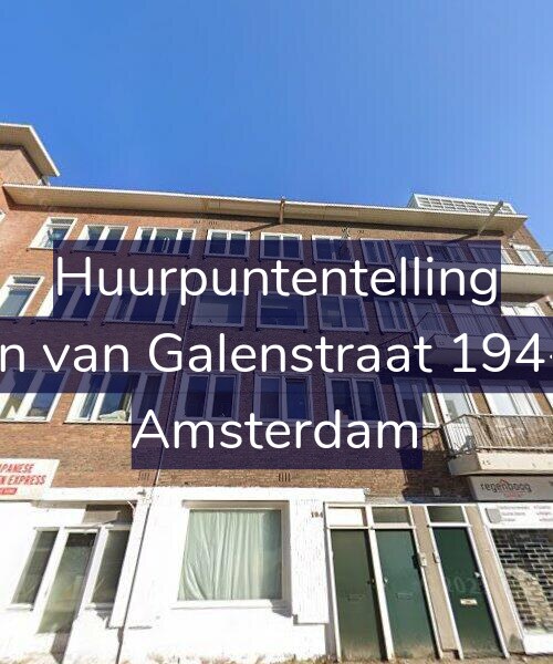 Foto gevel Huurpuntentelling voor Jan van Galenstraat 194-1, Amsterdam