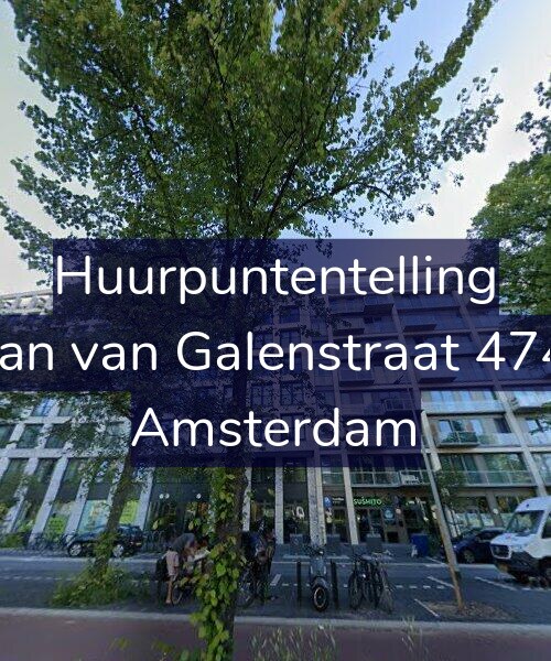 Foto gevel Huurpuntentelling voor Jan van Galenstraat 474, Amsterdam