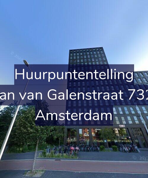 Foto gevel Huurpuntentelling voor Jan van Galenstraat 732, Amsterdam