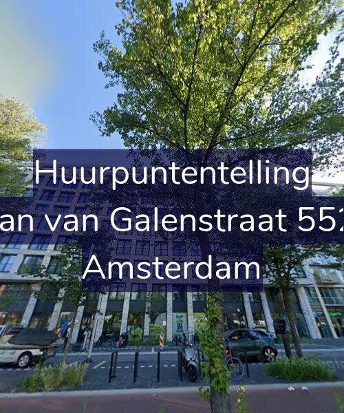 Foto gevel Huurpuntentelling voor Jan van Galenstraat 552, Amsterdam