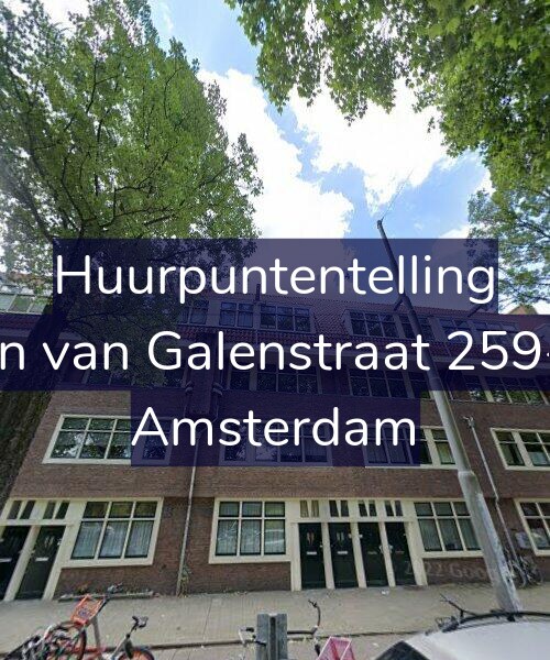 Foto gevel Huurpuntentelling voor Jan van Galenstraat 259-2, Amsterdam