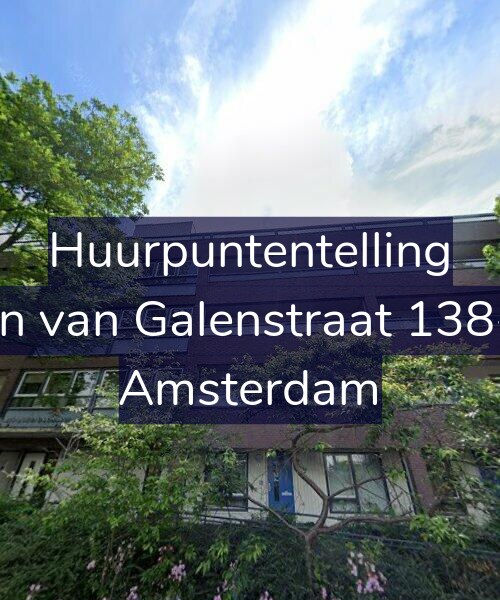 Foto gevel Huurpuntentelling voor Jan van Galenstraat 138-F, Amsterdam