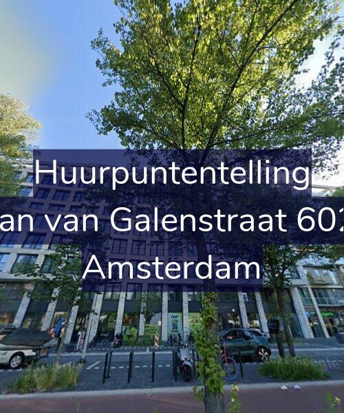 Foto gevel Huurpuntentelling voor Jan van Galenstraat 602, Amsterdam