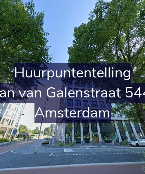 Foto gevel Huurpuntentelling voor Jan van Galenstraat 544, Amsterdam