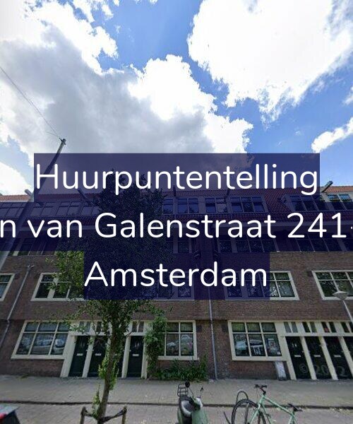 Foto gevel Huurpuntentelling voor Jan van Galenstraat 241-3, Amsterdam