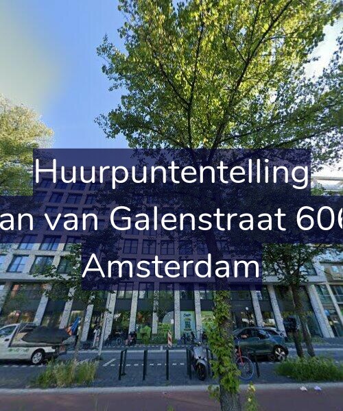 Foto gevel Huurpuntentelling voor Jan van Galenstraat 606, Amsterdam