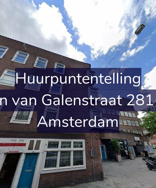 Foto gevel Huurpuntentelling voor Jan van Galenstraat 281-1, Amsterdam