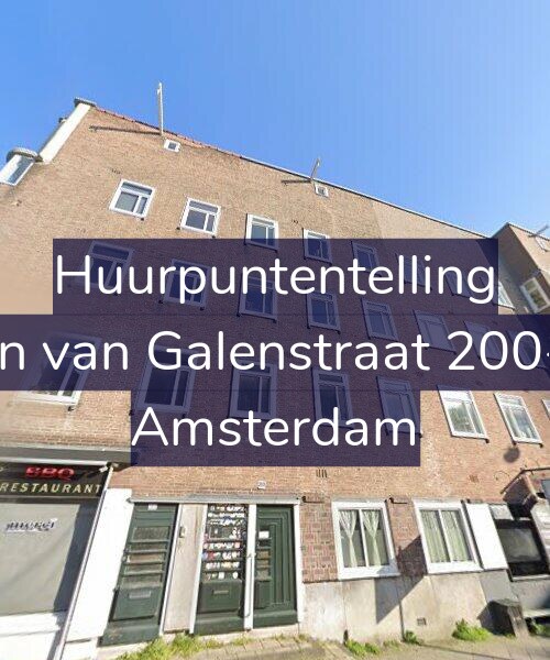 Foto gevel Huurpuntentelling voor Jan van Galenstraat 200-3, Amsterdam