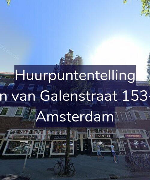 Foto gevel Huurpuntentelling voor Jan van Galenstraat 153-2, Amsterdam