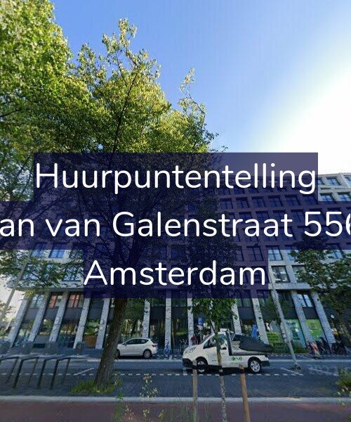 Foto gevel Huurpuntentelling voor Jan van Galenstraat 556, Amsterdam