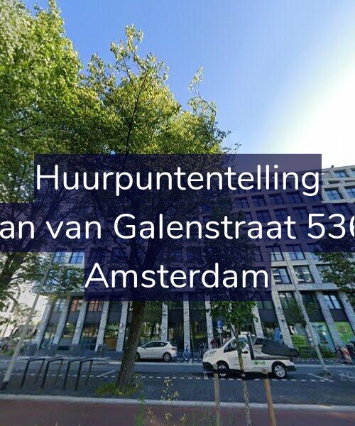 Foto gevel Huurpuntentelling voor Jan van Galenstraat 536, Amsterdam