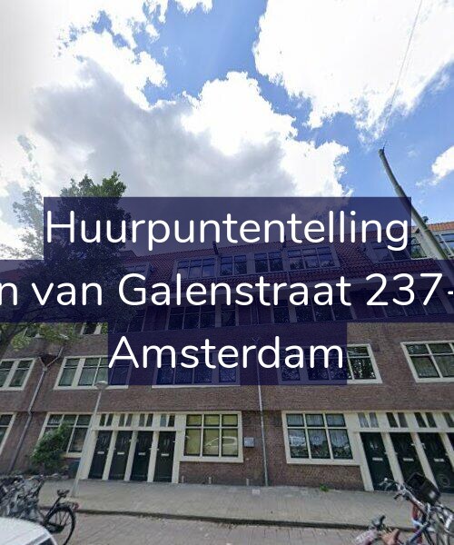 Foto gevel Huurpuntentelling voor Jan van Galenstraat 237-H, Amsterdam