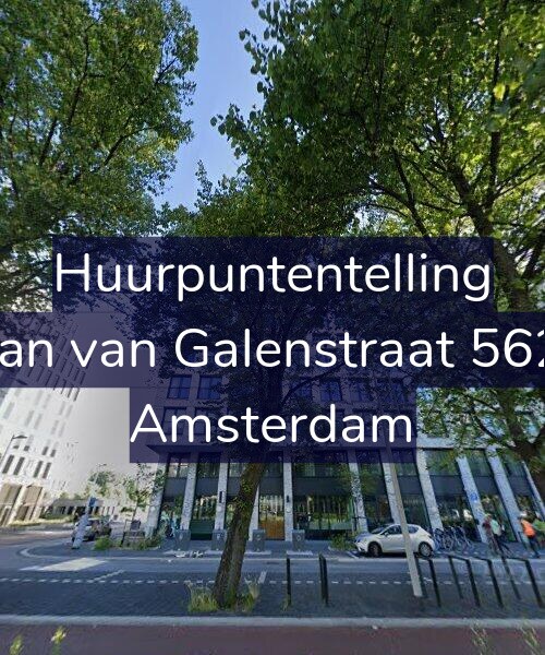 Foto gevel Huurpuntentelling voor Jan van Galenstraat 562, Amsterdam