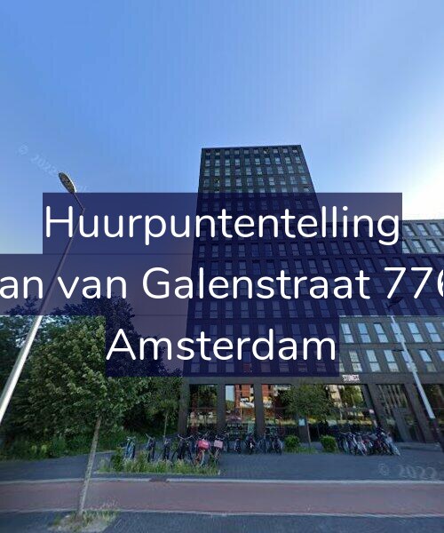 Foto gevel Huurpuntentelling voor Jan van Galenstraat 776, Amsterdam