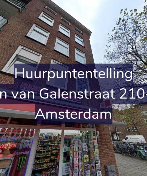 Foto gevel Huurpuntentelling voor Jan van Galenstraat 210-3, Amsterdam