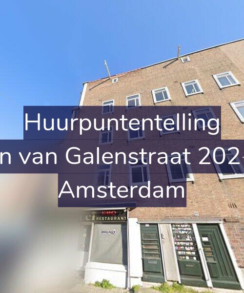 Foto gevel Huurpuntentelling voor Jan van Galenstraat 202-1, Amsterdam