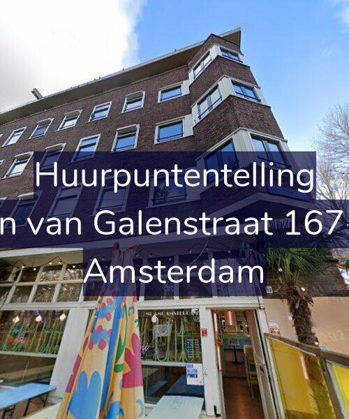 Foto gevel Huurpuntentelling voor Jan van Galenstraat 167-3, Amsterdam