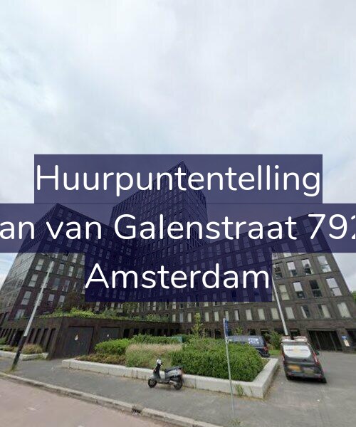 Foto gevel Huurpuntentelling voor Jan van Galenstraat 792, Amsterdam