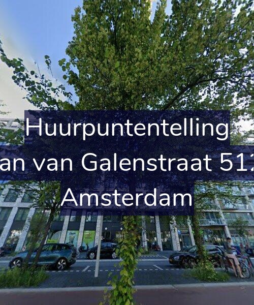 Foto gevel Huurpuntentelling voor Jan van Galenstraat 512, Amsterdam