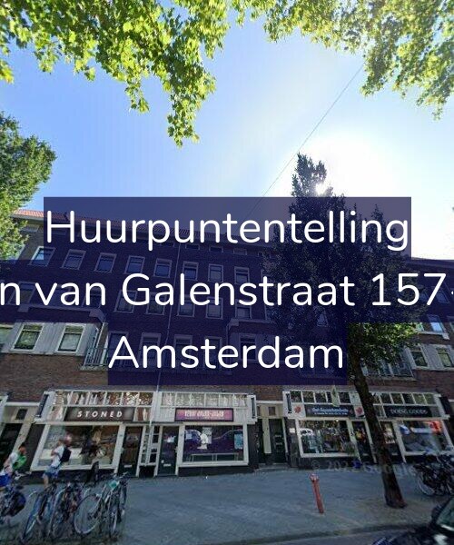 Foto gevel Huurpuntentelling voor Jan van Galenstraat 157-3, Amsterdam